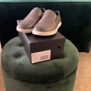 Zanzara Grey Slip-On Dress Shoes